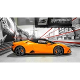 Superior Car Rental - Lamborghini Huracán EVO Spyder - Arancione - Exclusive Luxury Rent