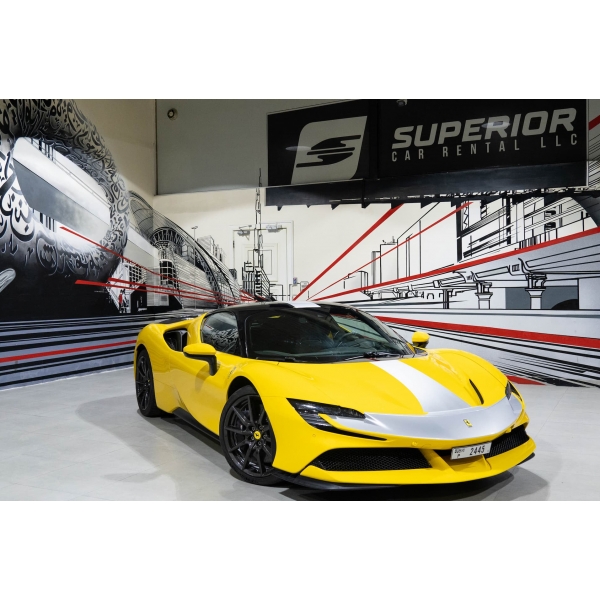 Superior Car Rental - Ferrari SF90 Stradale - Giallo - Exclusive Luxury Rent