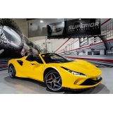 Superior Car Rental - Ferrari F8 Spider Tri-Coat Italia - Giallo - Yellow - Exclusive Luxury Rent