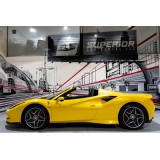 Superior Car Rental - Ferrari F8 Spider Tri-Coat Italia - Giallo - Yellow - Exclusive Luxury Rent