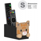 Jekca - Tabby Cat Remote Control Rack 01S - Lego - Sculpture - Construction - 4D - Brick Animals - Toys