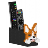 Jekca - Welsh Corgi Remote Control Rack 01S - Lego - Sculpture - Construction - 4D - Brick Animals - Toys