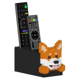 Jekca - Shiba Inu Remote Control Rack 01S - Lego - Sculpture - Construction - 4D - Brick Animals - Toys