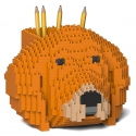 Jekca - Golden Retriever Pencil Cup 01S-M01 - Lego - Sculpture - Construction - 4D - Brick Animals - Toys