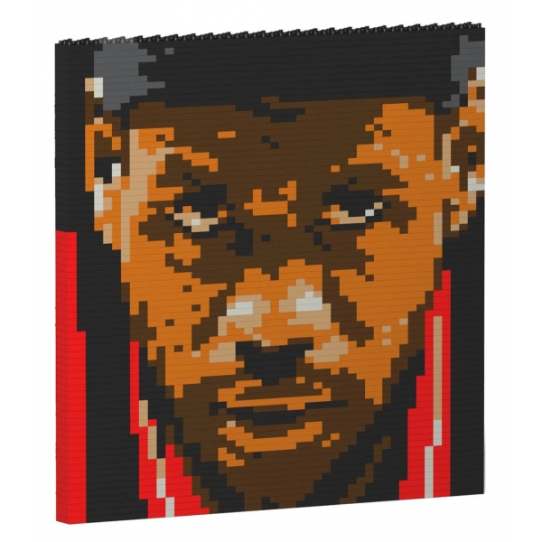 Jekca - LeBron James Brick Painting 01S - Lego - Scultura - Costruzione - 4D - Animali di Mattoncini - Toys