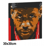 Jekca - LeBron James Brick Painting 01S - Lego - Sculpture - Construction - 4D - Brick Animals - Toys