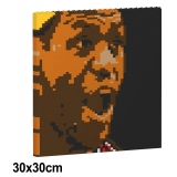 Jekca - LeBron James Brick Painting 03S - Lego - Sculpture - Construction - 4D - Brick Animals - Toys