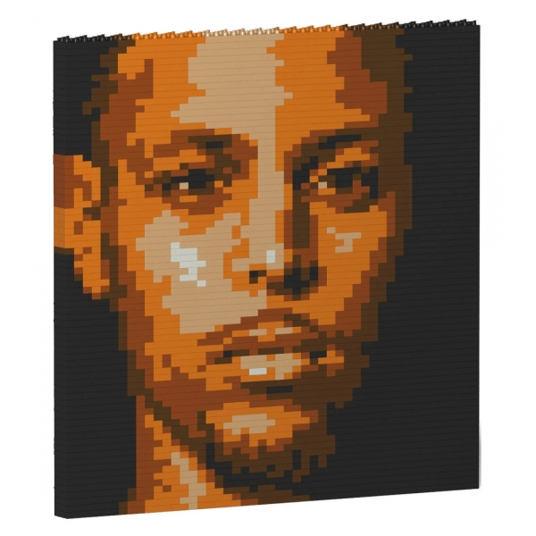 Jekca - Stephen Curry Brick Painting 01S - Lego - Scultura - Costruzione - 4D - Animali di Mattoncini - Toys