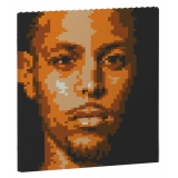 Jekca - Stephen Curry Brick Painting 01S - Lego - Scultura - Costruzione - 4D - Animali di Mattoncini - Toys