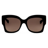 Chloé - Gayia Sunglasses in Acetate - Dark Havana Brown - Chloé Eyewear