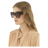 Chloé - Gayia Sunglasses in Acetate - Dark Havana Brown - Chloé Eyewear