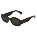 Chloé - Naomy Sunglasses in Acetate - Dark Burgundy Dark Green - Chloé Eyewear