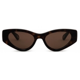 Chloé - Marcie Sunglasses in Acetate - Dark Havana Light Brown - Chloé Eyewear