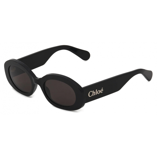 Chloé - Naomy Sunglasses in Acetate - Black Gray - Chloé Eyewear