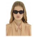 Chloé - Marcie Sunglasses in Acetate - Shiny Black Brown - Chloé Eyewear