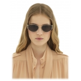 Chloé - Marcie Sunglasses in Metal - Gold Shiny Black Gray - Chloé Eyewear