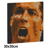 Jekca - Cristiano Ronaldo Brick Painting 03S - Lego - Sculpture - Construction - 4D - Brick Animals - Toys