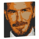 Jekca - David Beckham Brick Painting 04S - Lego - Sculpture - Construction - 4D - Brick Animals - Toys