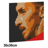 Jekca - Zlatan Ibrahimovic Brick Painting 01S - Lego - Scultura - Costruzione - 4D - Animali di Mattoncini - Toys