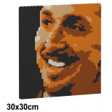 Jekca - Zlatan Ibrahimovic Brick Painting 04S - Lego - Scultura - Costruzione - 4D - Animali di Mattoncini - Toys