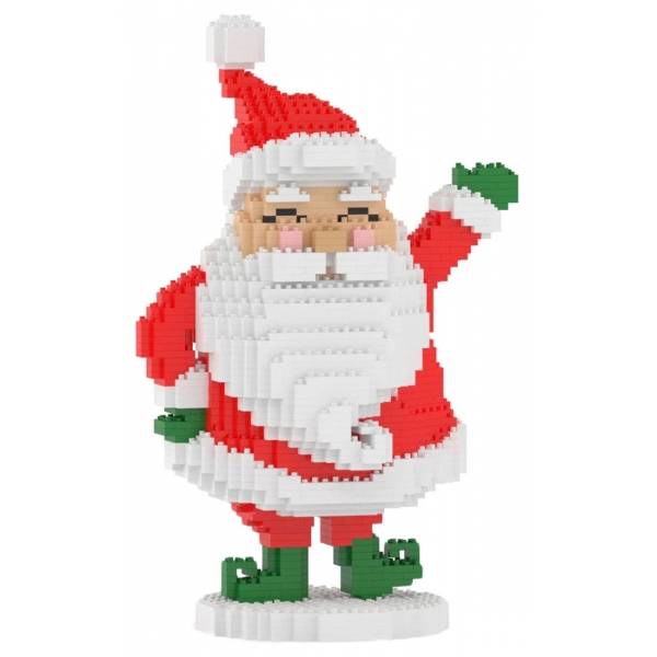 Jekca - Santa Claus 03S - Lego - Scultura - Costruzione - 4D - Animali di Mattoncini - Toys