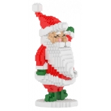 Jekca - Santa Claus 03S - Lego - Scultura - Costruzione - 4D - Animali di Mattoncini - Toys