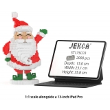 Jekca - Santa Claus 03S - Lego - Sculpture - Construction - 4D - Brick Animals - Toys