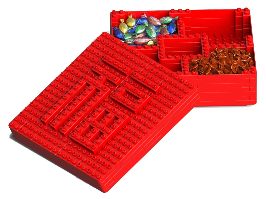 Jekca Candy Box 01 Lego Sculpture Construction 4D Brick Animals Toys Avvenice