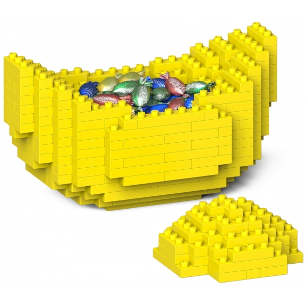 Jekca - Candy Box 02 - Lego - Sculpture - Construction - 4D - Brick Animals - Toys