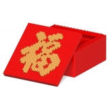 Jekca - Chinese Candy Box 01S - Lego - Scultura - Costruzione - 4D - Animali di Mattoncini - Toys