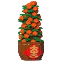 Jekca - Tangerine Tree 01 - Lego - Sculpture - Construction - 4D - Brick Animals - Toys