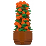 Jekca - Tangerine Tree 01 - Lego - Sculpture - Construction - 4D - Brick Animals - Toys