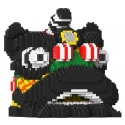 Jekca - Lion Dance Head 02 - Lego - Scultura - Costruzione - 4D - Animali di Mattoncini - Toys