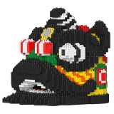 Jekca - Lion Dance Head 02 - Lego - Scultura - Costruzione - 4D - Animali di Mattoncini - Toys