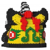 Jekca - Lion Dance Head 02 - Lego - Sculpture - Construction - 4D - Brick Animals - Toys