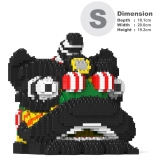 Jekca - Lion Dance Head 02 - Lego - Scultura - Costruzione - 4D - Animali di Mattoncini - Toys