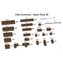 Jekca - Sculptor Basic Pack 50 - Brown - Lego - Scultura - Costruzione - 4D - Animali di Mattoncini - Toys