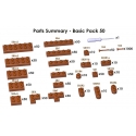 Jekca - Sculptor Basic Pack 50 - Brown - Lego - Sculpture - Construction - 4D - Brick Animals - Toys