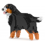 Jekca - Bernese Mountain Dog 03B (Version 2024) - Lego - Sculpture - Construction - 4D - Brick Animals - Toys