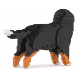 Jekca - Bernese Mountain Dog 03B (Version 2024) - Lego - Sculpture - Construction - 4D - Brick Animals - Toys