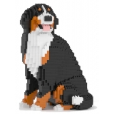 Jekca - Bernese Mountain Dog 05B (Version 2024) - Lego - Sculpture - Construction - 4D - Brick Animals - Toys