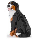 Jekca - Bernese Mountain Dog 05B (Version 2024) - Lego - Scultura - Costruzione - 4D - Animali di Mattoncini - Toys