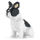 Jekca - French Bulldog 04-M04B (Version 2024) - Lego - Sculpture - Construction - 4D - Brick Animals - Toys