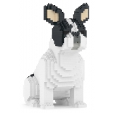 Jekca - French Bulldog 04-M04B (Version 2024) - Lego - Sculpture - Construction - 4D - Brick Animals - Toys