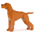 Jekca - Hungarian Vizsla 01 - Lego - Sculpture - Construction - 4D - Brick Animals - Toys