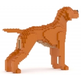 Jekca - Hungarian Vizsla 01 - Lego - Sculpture - Construction - 4D - Brick Animals - Toys