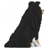 Jekca - Shetland Sheepdog 03-M02 - Lego - Sculpture - Construction - 4D - Brick Animals - Toys