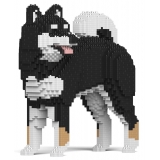 Jekca - Shiba Inu 02-M01 - Lego - Sculpture - Construction - 4D - Brick Animals - Toys