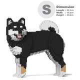 Jekca - Shiba Inu 02-M01 - Lego - Sculpture - Construction - 4D - Brick Animals - Toys