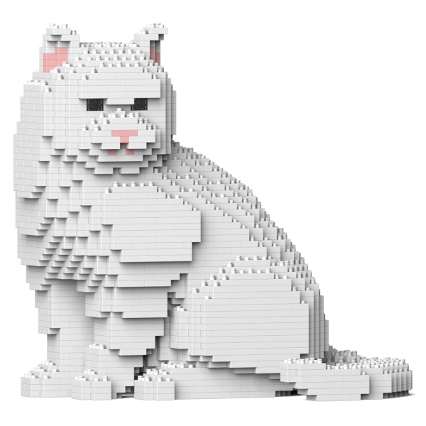 Jekca - British Shorthair Cat 01S-M02 - Lego - Scultura - Costruzione - 4D - Animali di Mattoncini - Toys